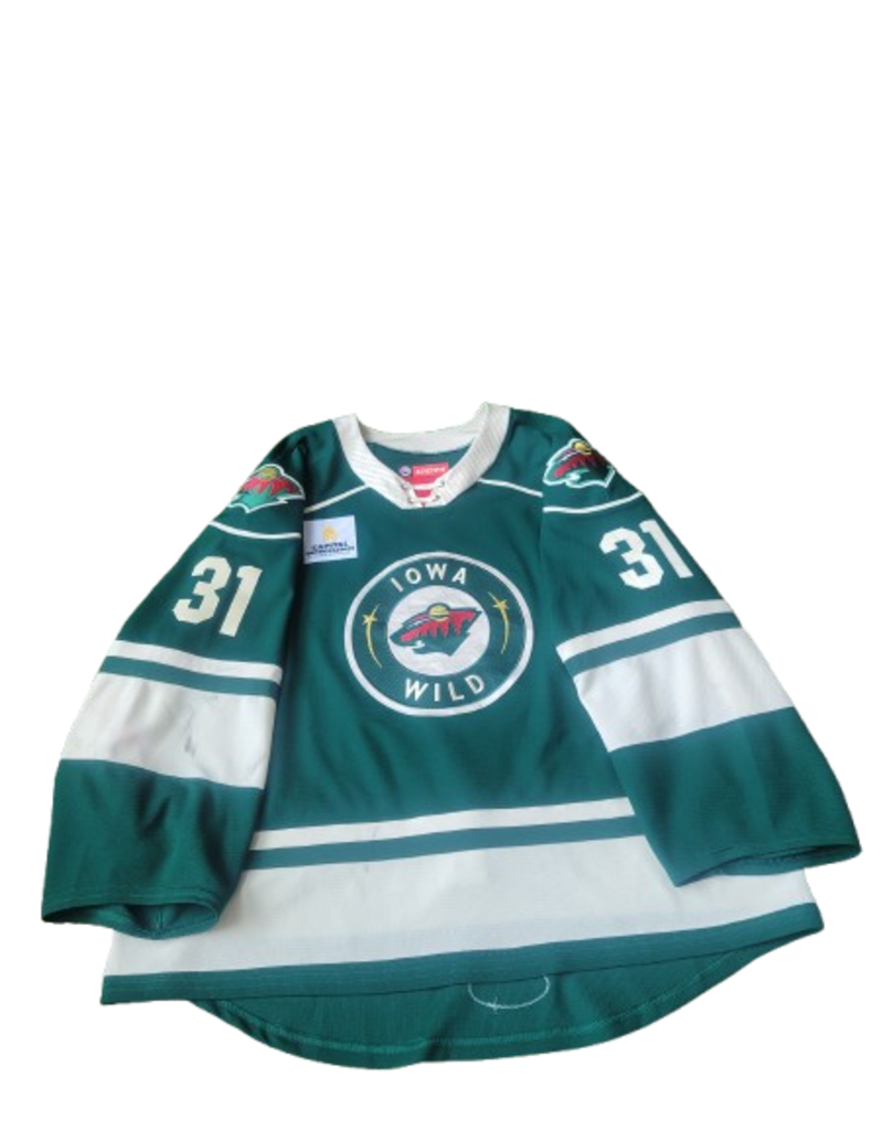 2024/25 Set #1 Green Jersey, Player Worn, (Signed) Hlavaj #31