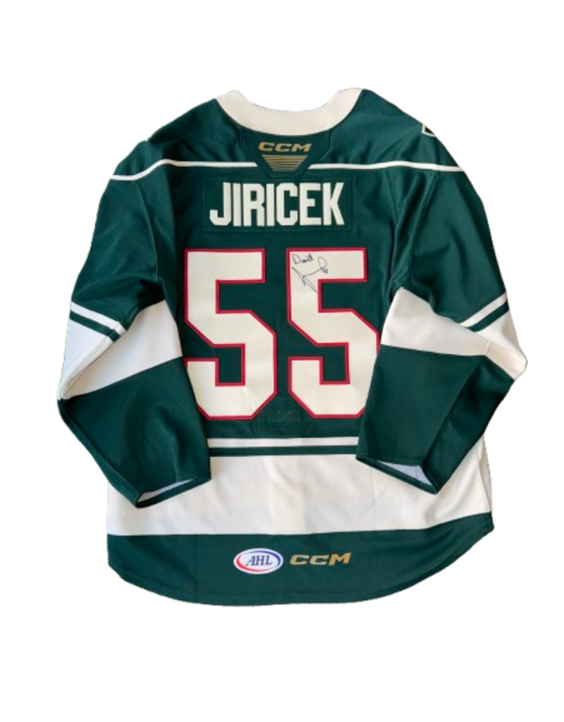 CCM 2024/25 Set #2 Green Jersey, Player Issued, (Signed) Jiricek #55