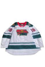CCM 2024/25 Set #2 Iowa Grown White Jersey, Player Worn, (Signed) Jones #18