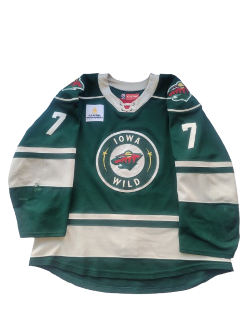 CCM 2024/25 Set #1 Green Jersey, Player Worn, (Signed) Lambos #7