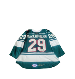 2024/25 Set #1 Green Jersey, Player Worn, (Signed), MacEachern #29