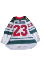 2024/25 Set #1 Iowa Grown White Jersey, Player Worn, (Signed), Madden #23