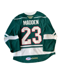 2024/25 Set #2 Green Jersey, Player Worn, (Signed) Madden #23