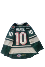 CCM 2024/25 Set #1 Green Jersey, Player Worn, (Signed) Marek #10