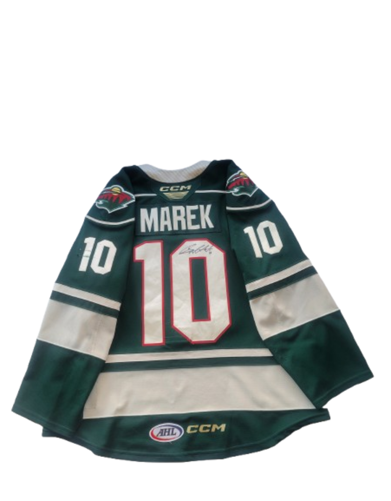 CCM 2024/25 Set #1 Green Jersey, Player Worn, (Signed) Marek #10