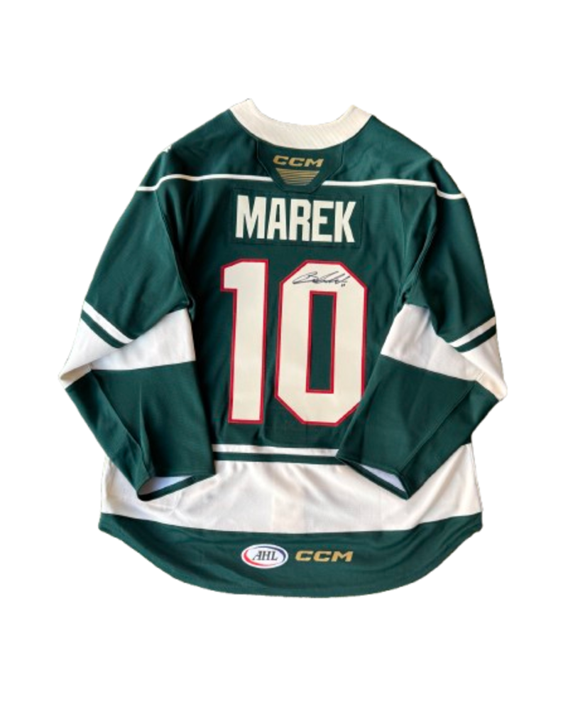 CCM 2024/25 Set #2 Green Jersey, Player Worn, (Signed) Marek #10