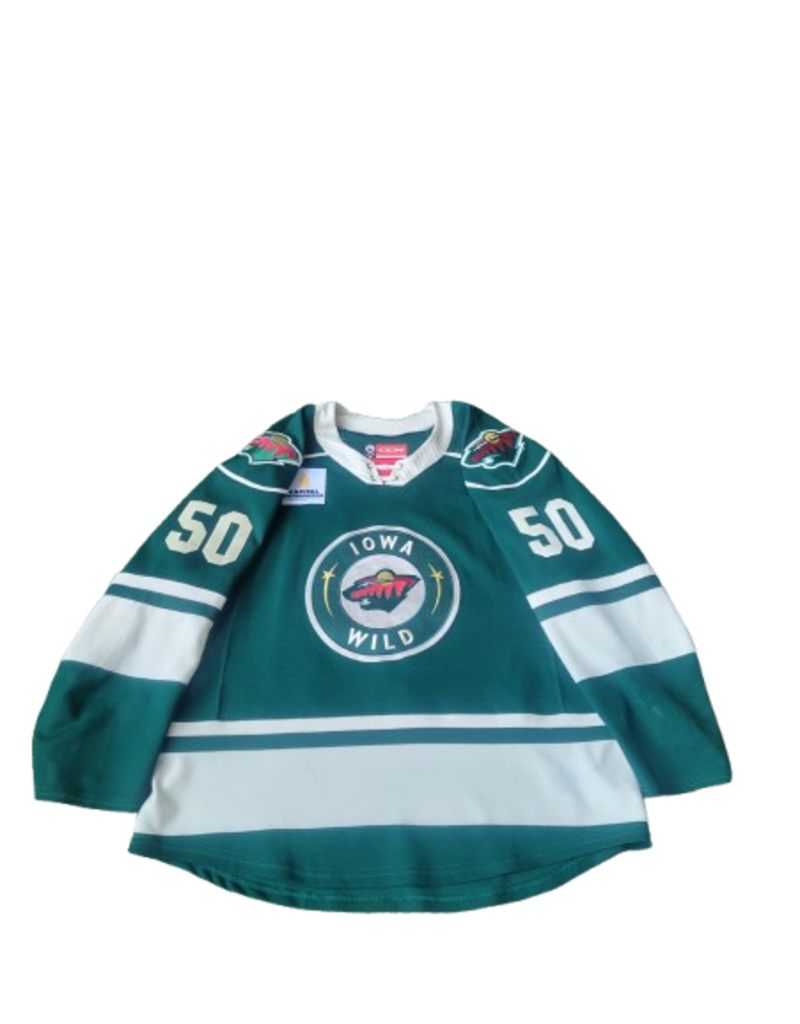 2024/25 Set #1 Green Jersey, Player Worn, (Signed), Milne #50