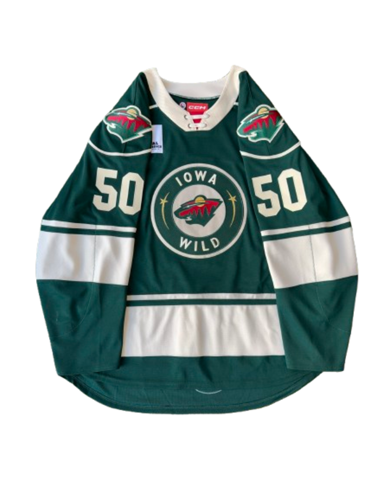 2024/25 Set #2 Green Jersey, Player Worn, (Signed), Milne #50