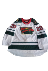 CCM 2024/25 Set #1 Iowa Grown White Jersey, Player Worn, (Signed) Mistelbacher #20