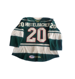 CCM 2024/25 Set #1 Green Jersey, Player Worn, (Signed) Mistelbacher #20