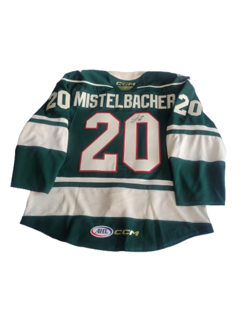CCM 2024/25 Set #1 Green Jersey, Player Worn, (Signed) Mistelbacher #20