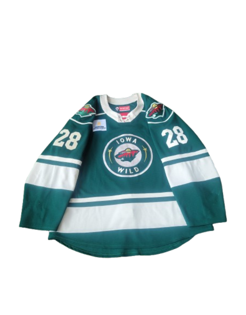 2024/25 Set #1 Green Jersey, Player Worn, (SIgned), Ohgren #28