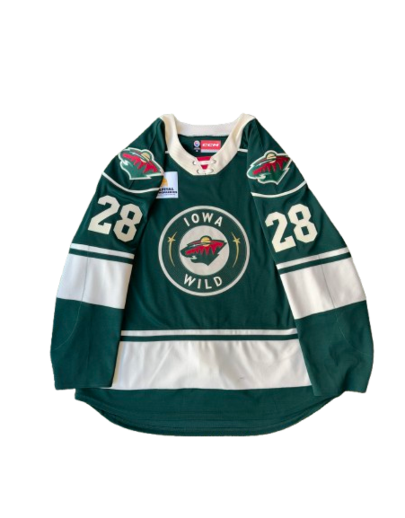 2024/25 Set #2 Green Jersey, Player Worn, (Signed), Ohgren #28