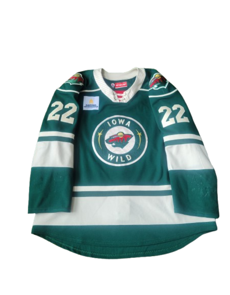 2024/25 Set#1 Green Jersey, Player Worn, (Signed) O'Rourke #22