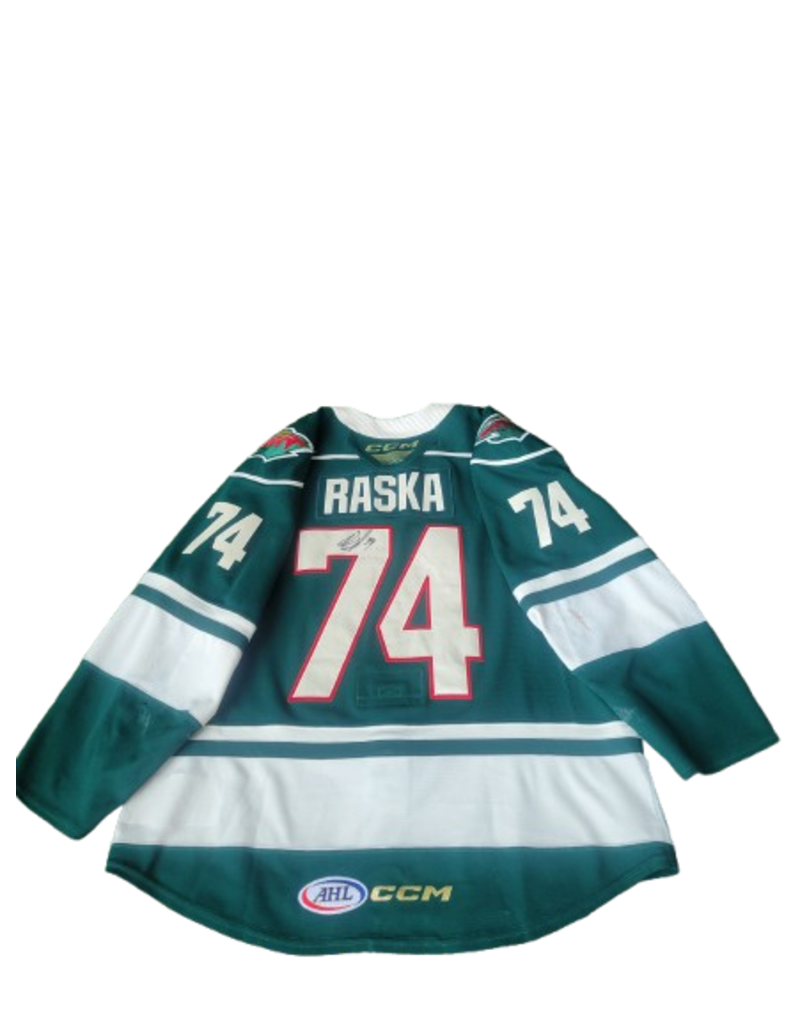 CCM 2024/25 Set #1 Green Jersey, Player Worn, (Signed) Raska #74