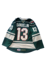 CCM 2024/25 Set #1 Green Jersey, Player Worn, (Signed) Sandelin #13