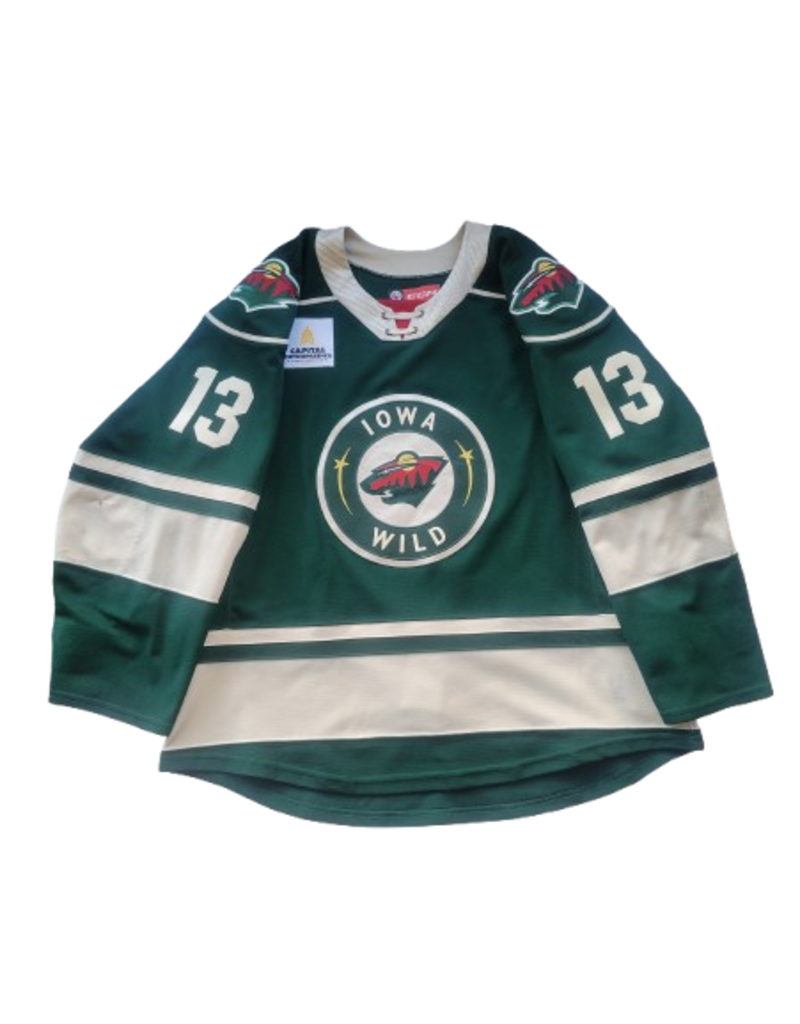 CCM 2024/25 Set #1 Green Jersey, Player Worn, (Signed) Sandelin #13