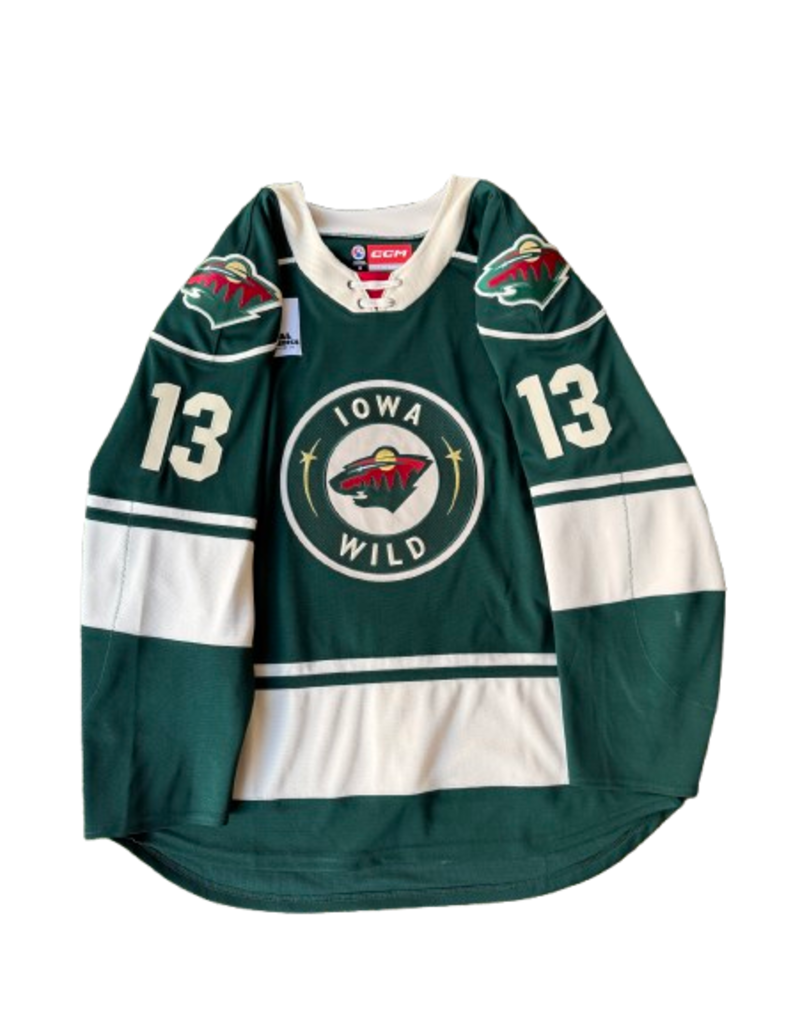 CCM 2024/25 Set #2 Green Jersey, Player Worn, (Signed) Sandelin #13