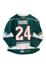2024/25 Set #1 Green Jersey, Player Worn, (Signed), Shore #24, "A"