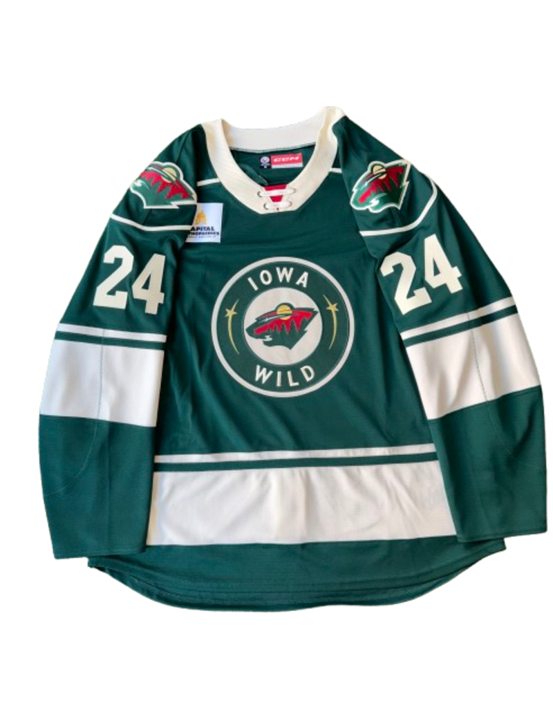 2024/25 Set #2 Green Jersey, Player Issued, (Signed) Shore #24