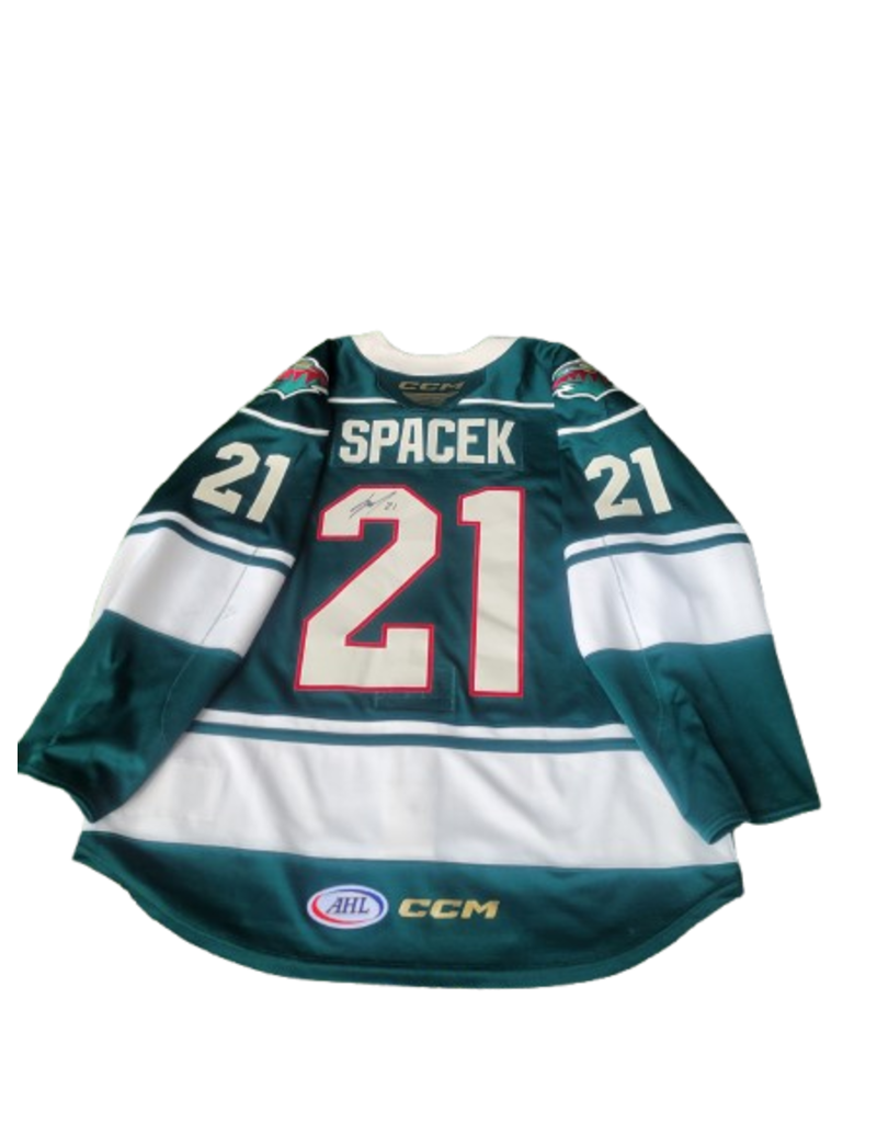 CCM 2024/25 Set #2 Green Jersey, Player Worn, (Signed) Spacek #21