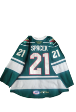 CCM 2024/25 Set #1 Green Jersey, Player Worn, (Signed) Spacek #21