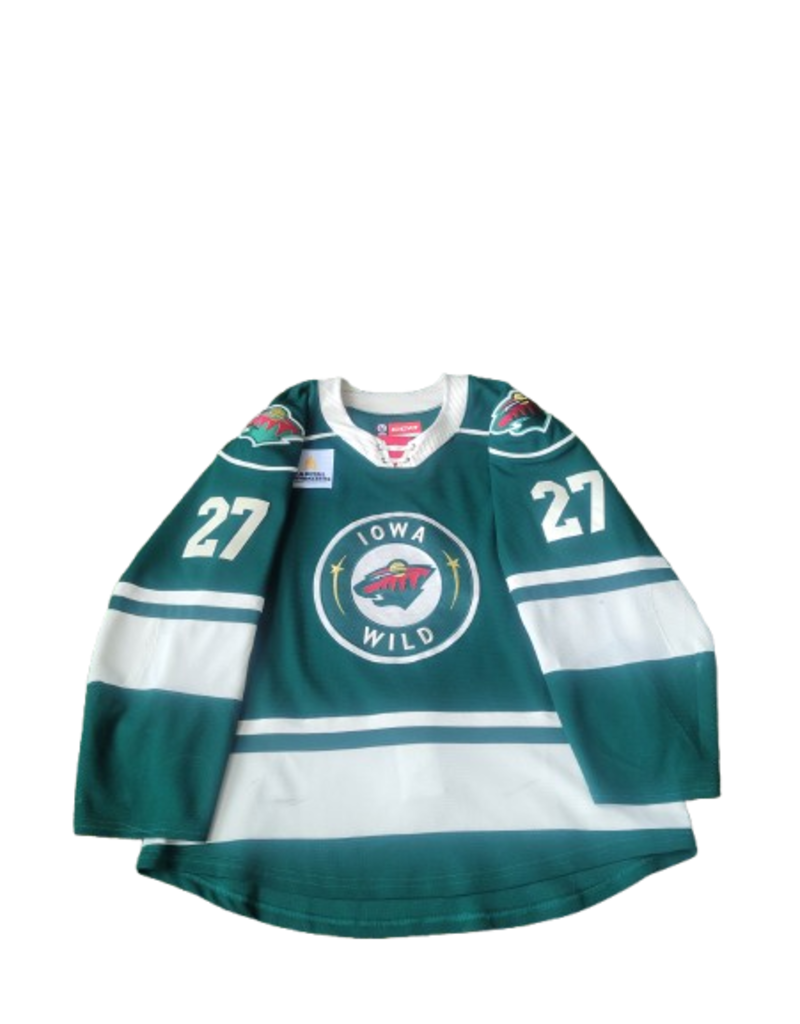 2024/25 Set #1 Green Jersey, Player Worn, (Signed) Toporowski #27