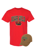 J. America Copper Hat/Red Tee Combo Set