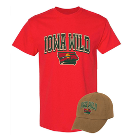 J. America Copper Hat/Red Tee Combo Set