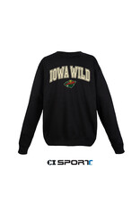 CI SPORT Bear Head Recycled Black Crewneck