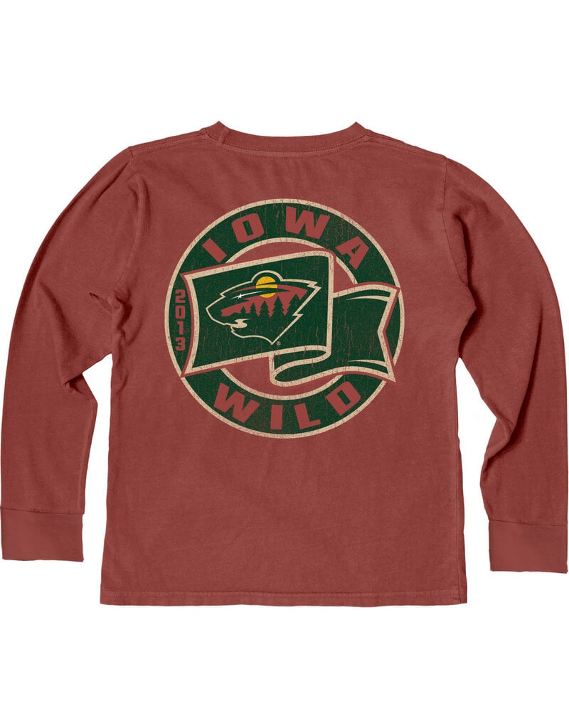 Blue '84 Youth Natural Red Long Sleeve - House Flag