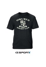 CI SPORT Adult Black S/S Tee - Spooky Glow in the Dark