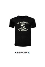CI SPORT Youth Black S/S Tee - Spooky Glow in the Dark Design