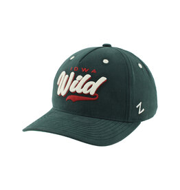 Zephyr Forest Green Semi Curve Adjustable Hat - Textured Wild