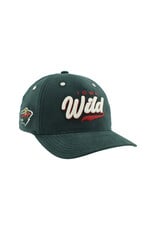 Zephyr Forest Green Semi Curve Adjustable Hat - Textured Wild