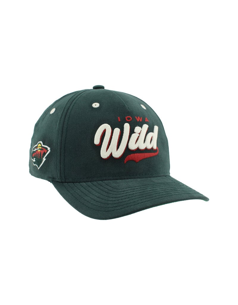 Zephyr Forest Green Semi Curve Adjustable Hat - Textured Wild