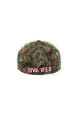 Zephyr Brown Camo Fitted Hat - Embroidered Bear Head