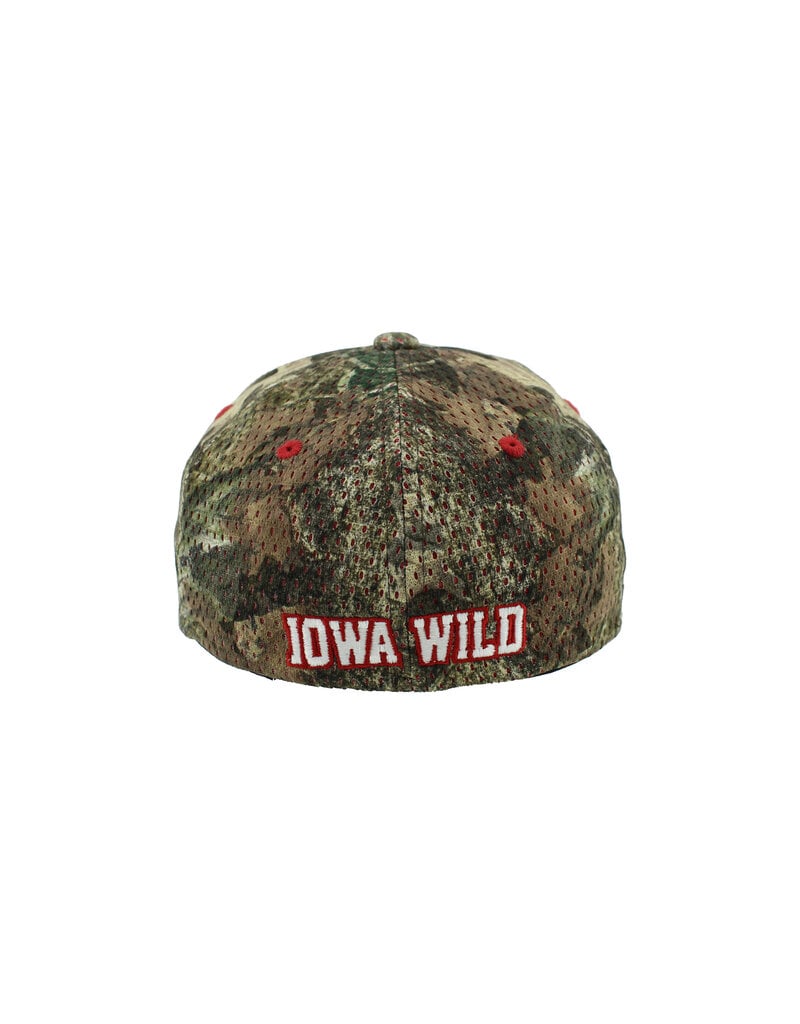 Zephyr Brown Camo Fitted Hat - Embroidered Bear Head