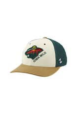 Zephyr Tan/Green Meshback Trucker - Alternative Logo