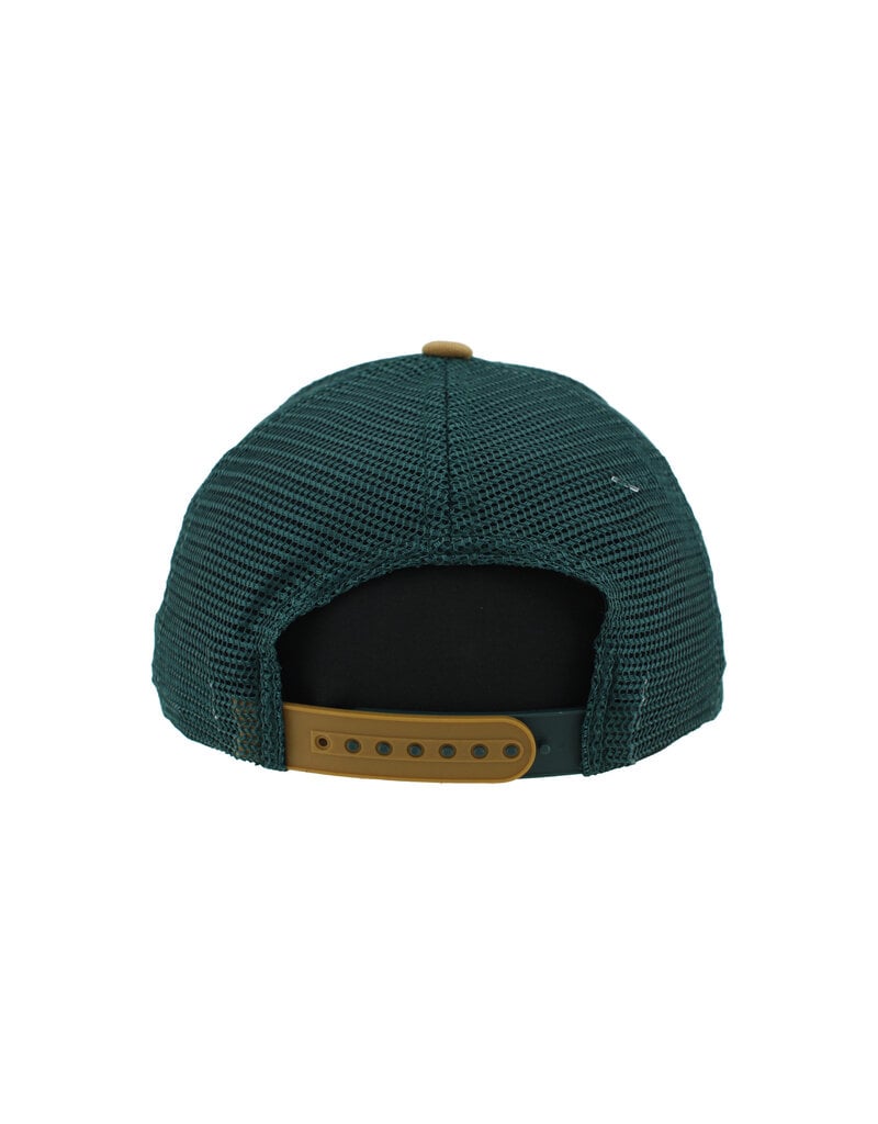 Zephyr Tan/Green Meshback Trucker - Alternative Logo