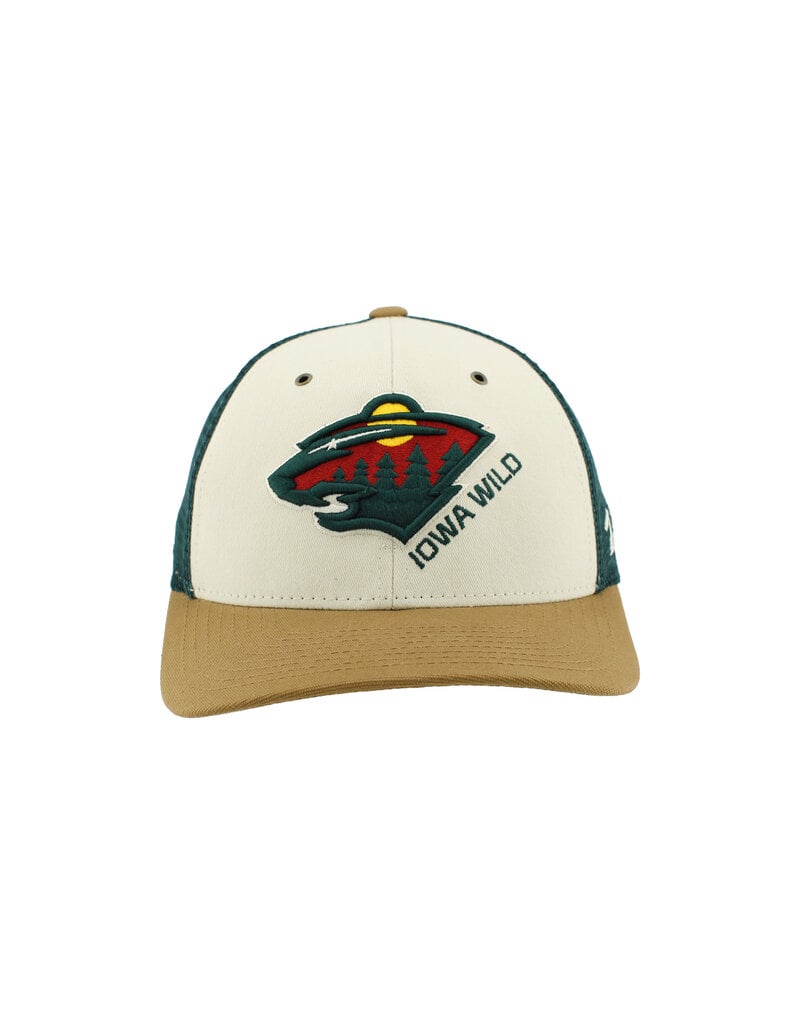 Zephyr Tan/Green Meshback Trucker - Alternative Logo