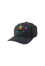 Zephyr Charcoal Fitted Hat - Embroidered Bear Head