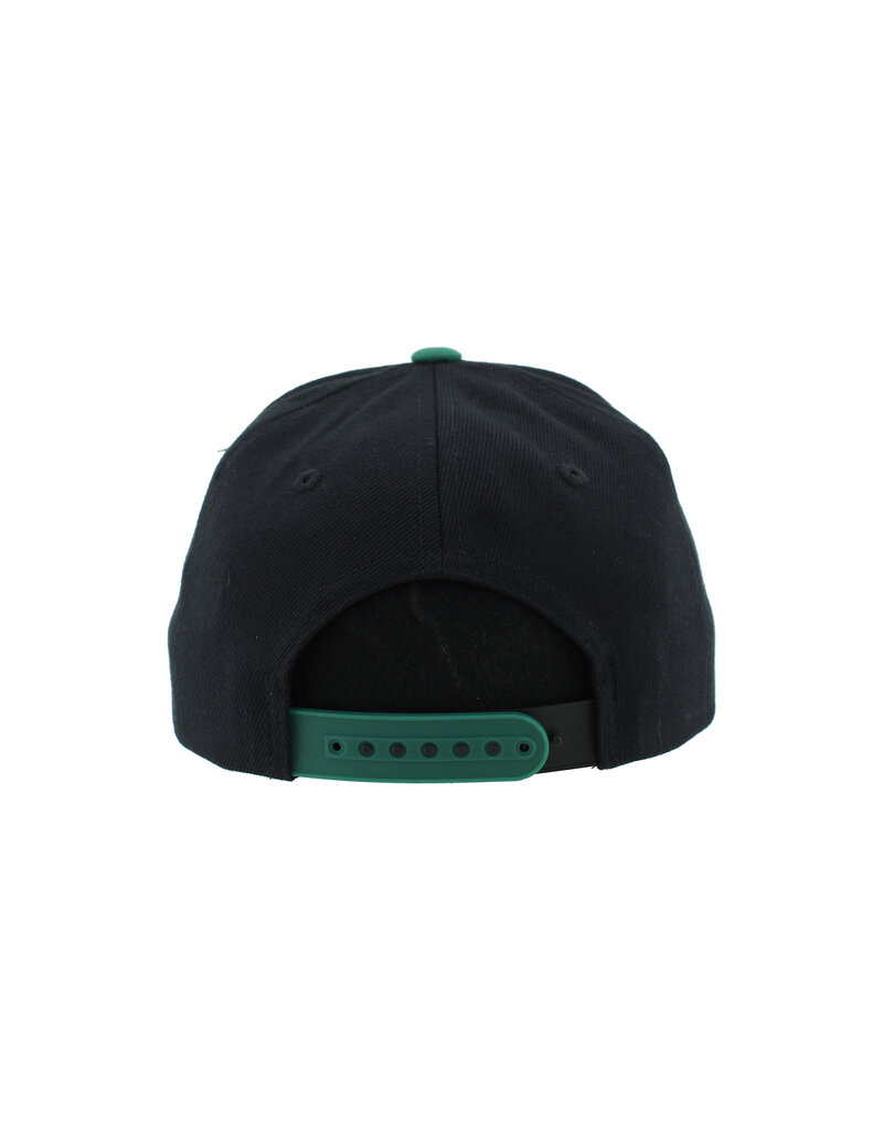Zephyr Youth Green Flatbill Snapback - Crossed Sticks