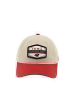 Zephyr Khaki Washed Chino Hat - Red Bill