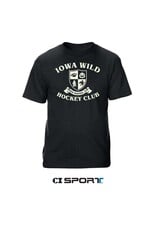 CI SPORT Adult Black S/S Tee - Spooky Glow in the Dark