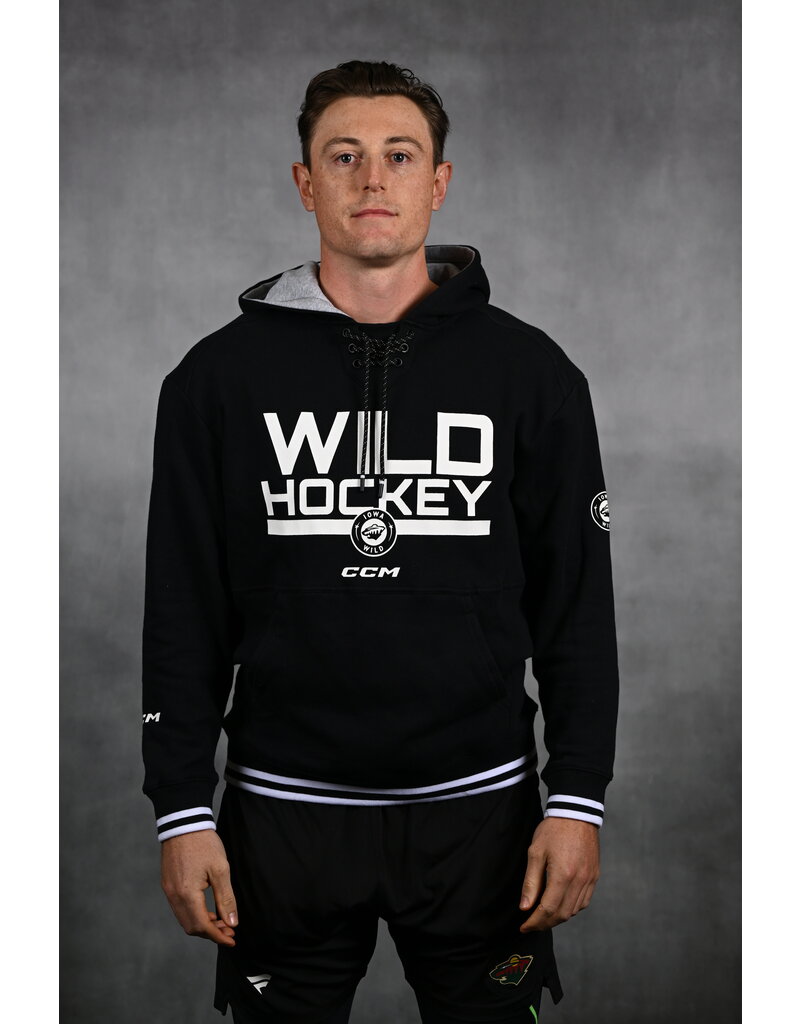 CCM Black Wild Hockey Lace Hood