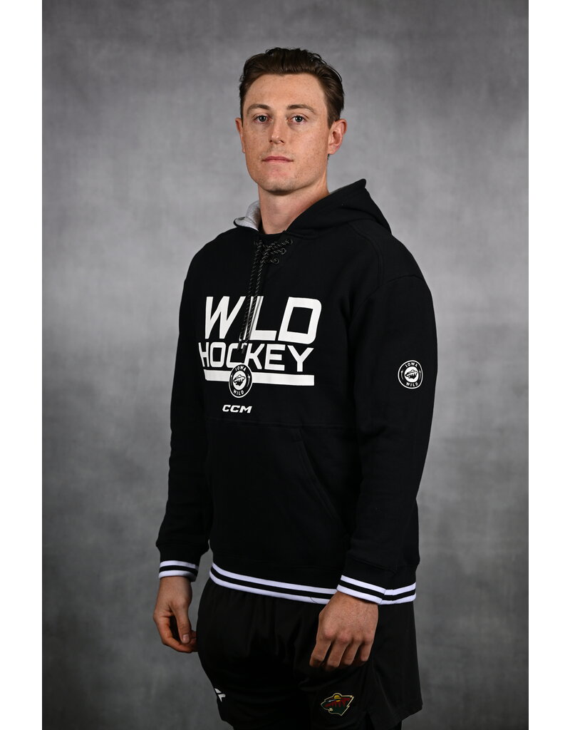 CCM Black Wild Hockey Lace Hood