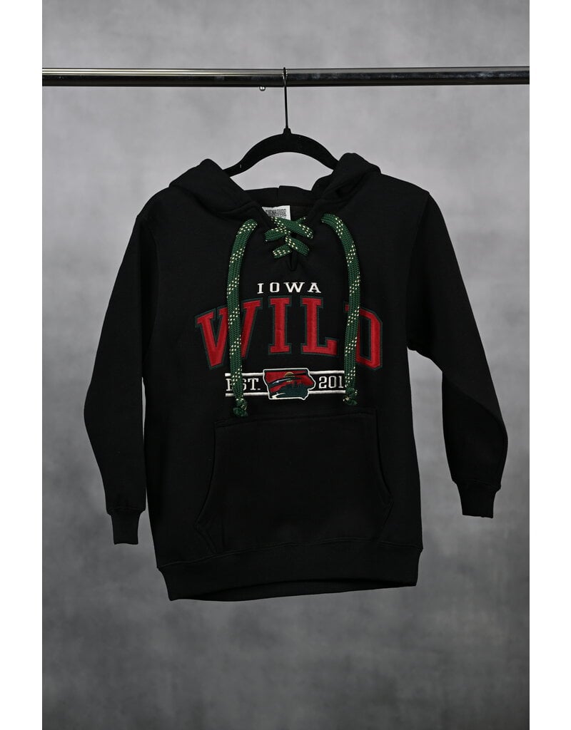 Signature Concepts Youth Black Lace Hood - State Crest