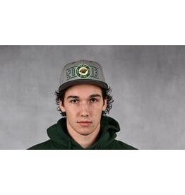 CCM Gray/Green Flatbill Snapback - EST 2013