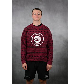 CCM Maroon Holiday Crewneck - Secondary Logo